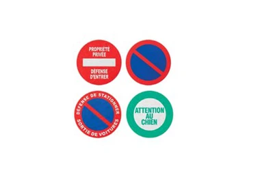 Arwyddion PVC Gyda Sticer